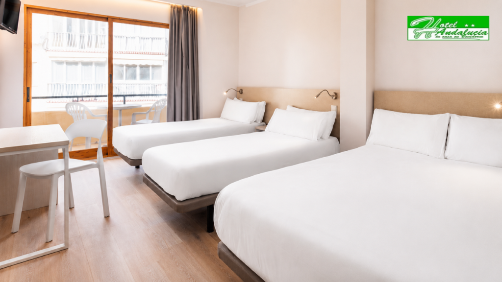 Habitación familiar del Hotel Andalucía Benidorm